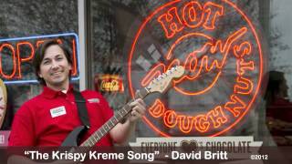 David Britt  quotThe Krispy Kreme Songquot Studio Recording JINGLE Music Video [upl. by Narih]