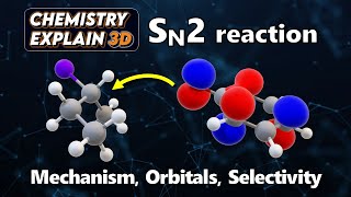 How SN2 Reactions Look Like Animation  Organic Chemistry Substitution Mechanism [upl. by Haela]