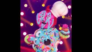 Short Clip Of Donut Singing  Masked Singer  SEASON 10 [upl. by Rosalind]