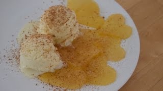 Romantisches Rezept karamellisierte Apfel ♡ Herzen mit Vanilleeis und einem Hauch von Zimt ♡ [upl. by Nalaf833]