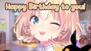 Just Millie singing Happy Birthday 𝙣𝙤𝙧𝙢𝙖𝙡𝙡𝙮  NIJISANJI EN Clips [upl. by Aimil]