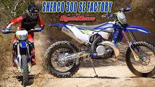 2023 Sherco 300 SE Factory First Ride  Cycle News [upl. by Veradi]