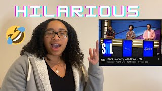 Singer reacts to Black Jeopardy with Drake  SNL🤣 unbelievable [upl. by Ervin411]