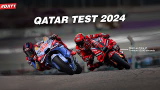 Day1  Qatar Test 2024  MotoGP 2024 [upl. by Vizza]