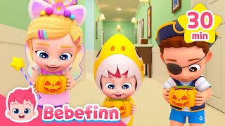 Happy Halloween Party with Bebefinn Family 🎃 Chumbala Cachumbala More Songs for Kids [upl. by Norrad544]