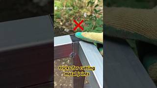 tricks for cutting metal joints ironweldingid metalworking ironwelding short [upl. by Engedus]