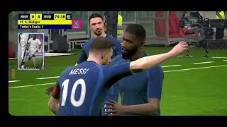 efootball match with AI legend difficultymessi efootball [upl. by Whitcher]