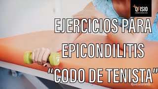 5 Ejercicios para EPICONDILITIS👌► Que FUNCIONAN  Dolor de CODO [upl. by Tildi]