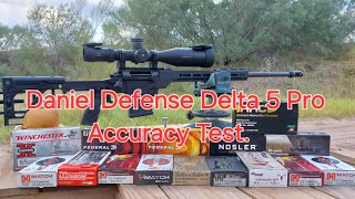 DANIEL DEFENSE DELTA 5 PRO ACCURACY TEST [upl. by Niad]