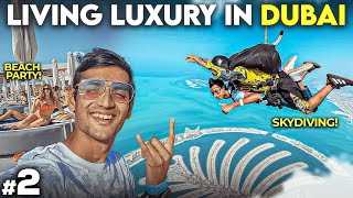 Skydiving amp Spending ₹80000 in Just 1 Day in Dubai [upl. by Adalbert]