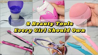 8 Must Have Beauty Tools For Girls  Epilator Tinkle Razor Facial Steamer etc  Mahnoor I Shah [upl. by Arman]