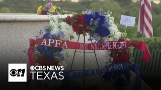 911 commemorated at flight crew memorial in Grapevine [upl. by Kwok294]