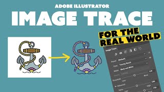 Adobe Illustrator Image Trace Tutorial For the Real World [upl. by Bradwell]