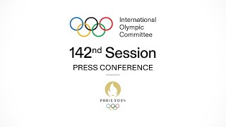 142nd IOC Session  Press Conference  23072024 [upl. by Cinnamon872]