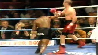 WOW WHAT A KNOCKOUT  Nigel Benn vs Danny Perez Full HD Highlights [upl. by Eidna]