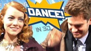 Silly dance with Emma Stone amp Andrew Garfield [upl. by Clapper542]