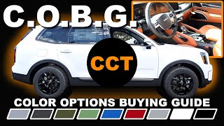 2023 Kia Telluride facelift  Color Options Buying Guide [upl. by Ahseal]