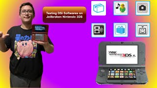 Testing DSi Softwares on Jailbroken Nintendo 3DS [upl. by Tibbetts]