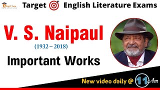 V S Naipaul Works  EngLITZone  DSSSB ENGLISH PAPER  V S Naipaul Biography  V S Naipaul [upl. by Melda]