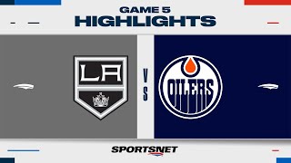 NHL Game 5 Highlights  Kings vs Oilers  May 1 2024 [upl. by Rox211]