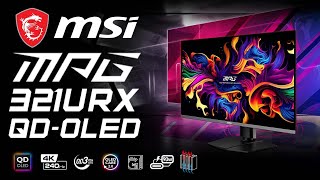 32 İNÇ 4K 240 HZ OLED MONİTÖR  MSI MPG 321URX QDOLED İncelemesi [upl. by Algy]