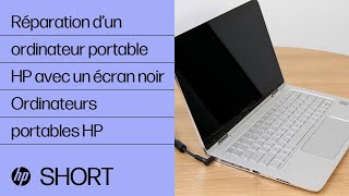 Comment réparer un ordinateur portable HP avec un écran noir  HP Support [upl. by Carli]