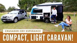 COMPACT CRUSADER CARAVAN Brand new CRV Esperance reviewed [upl. by Karame]