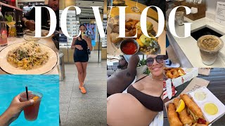 DC STAYCATION  coffee georgetown shopping rooftop pool good eats  VLOG [upl. by Leblanc]