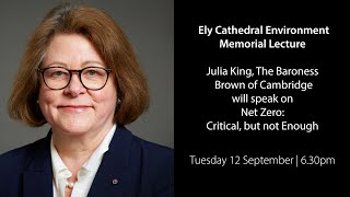 The Ely Cathedral Environment Memorial Lecture [upl. by Lauer]