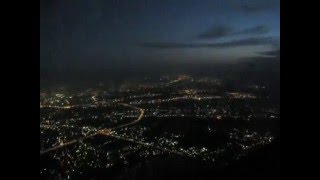 Time lapse B747 Landing in Cairo Flightdeck View [upl. by Neneek]