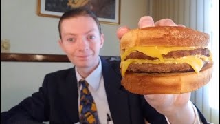 Burger King NEW Whopper Melt Review [upl. by Duaner]