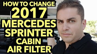 ▶️Mercedes Sprinter Cabin Air Filter 2012 2013 2014 2016 2017 Sprinter Cabin Air Filter Replacement [upl. by Helms486]