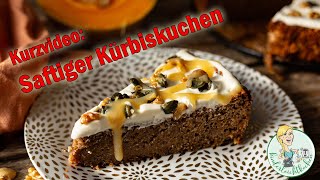 Kürbiskuchen in der runden Stoneware oder Springform mit dem Thermomix [upl. by Hsatan]