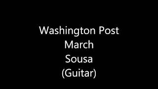 Washington Post March guitar  free tab [upl. by Gnemgnok]