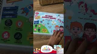 My First activity binder  Preschool busy book  Kid activity ideas  Homeschool motorskills kids [upl. by Niko]