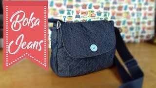 Diy Bolsa Jeans [upl. by Nalyr]