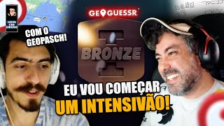 INICIANDO A SAGA DO BRONZE AO MASTER NO GEOGUESSR  com o geopasch [upl. by Pasia]