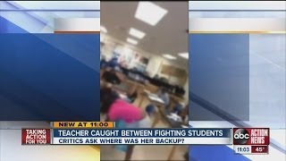 Video of violent classroom fight at Pinellas County high school raises concerns [upl. by Ahsiemak]