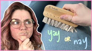 Is this Ecofriendly Lint Brush Worth It  Redecker Lint Brush [upl. by Enyehc]