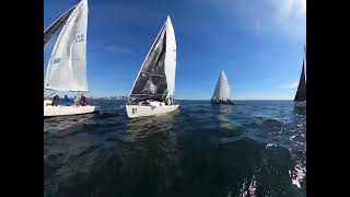 R5 1 of 2  start  2024 J80 North American Championship [upl. by Hsac963]