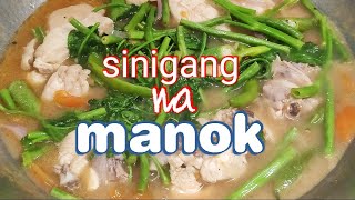 SINIGANG NA MANOK  LUTONG PINOY [upl. by Runkel541]