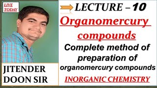 Bsc final year complete method of preparation of Organomercury amp types of organomercury compounds [upl. by Isabelle474]