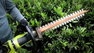 RYOBI ONE 18V LITHIUM Hedge Trimmer [upl. by Tolkan371]