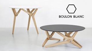 Table modulable basse  haute par Boulon Blanc  Notre Loft [upl. by Adelaide]