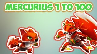 Monster Legends  Mercurius 1 to 100 level up Best skills for Mercurius [upl. by Eellehs]