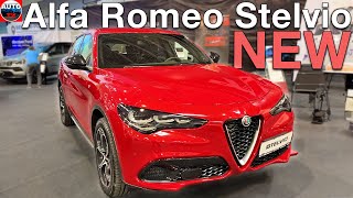 New ALFA ROMEO Stelvio 2023  Visual REVIEW Features exteriorampinterior [upl. by Wagner634]