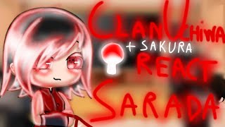 Clan uchiwa  sakura react sarada FR [upl. by Euqinehs]