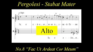 Pergolesi Stabat Mater  8 Fac ut ardeat cor meum  Alto [upl. by Adnaugal]