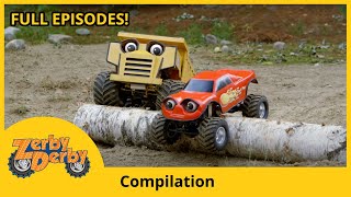 Zerby Derby  EYE IN THE SKY  Full episodes  Kids Cars [upl. by Eusassilem]