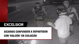 Sicarios confunden a repartidor con halcón en Culiacán [upl. by Rocca872]